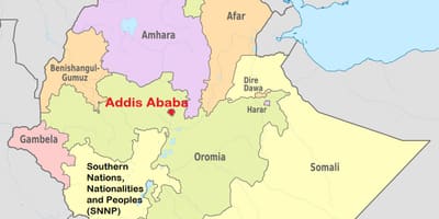 Addis ababa Етиопија мапата на светот